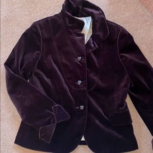 Jcrew velvet blazer